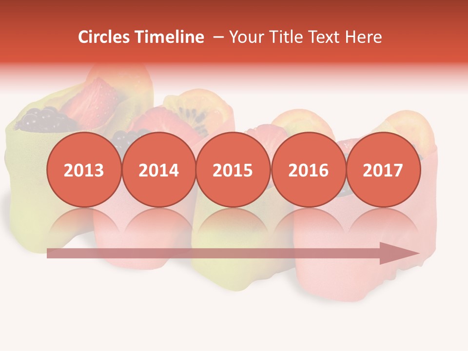 Fruit Slice Green PowerPoint Template