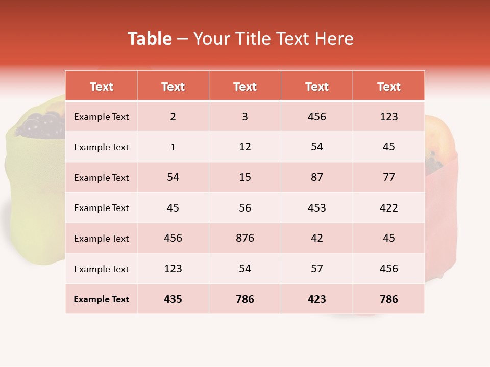 Fruit Slice Green PowerPoint Template