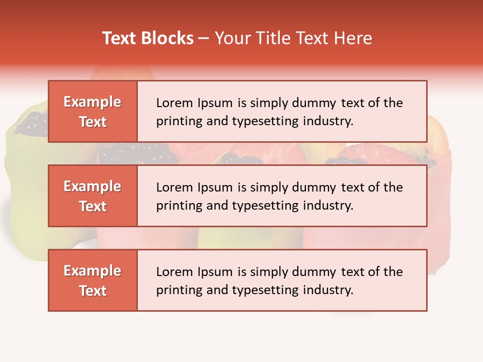 Fruit Slice Green PowerPoint Template