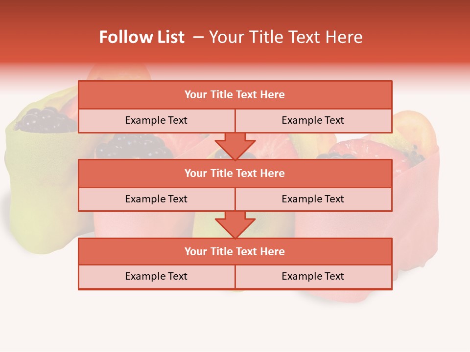 Fruit Slice Green PowerPoint Template