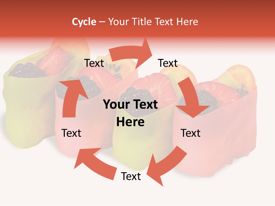 Fruit Slice Green PowerPoint Template