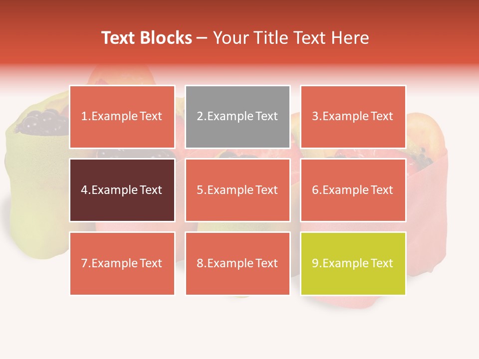 Fruit Slice Green PowerPoint Template