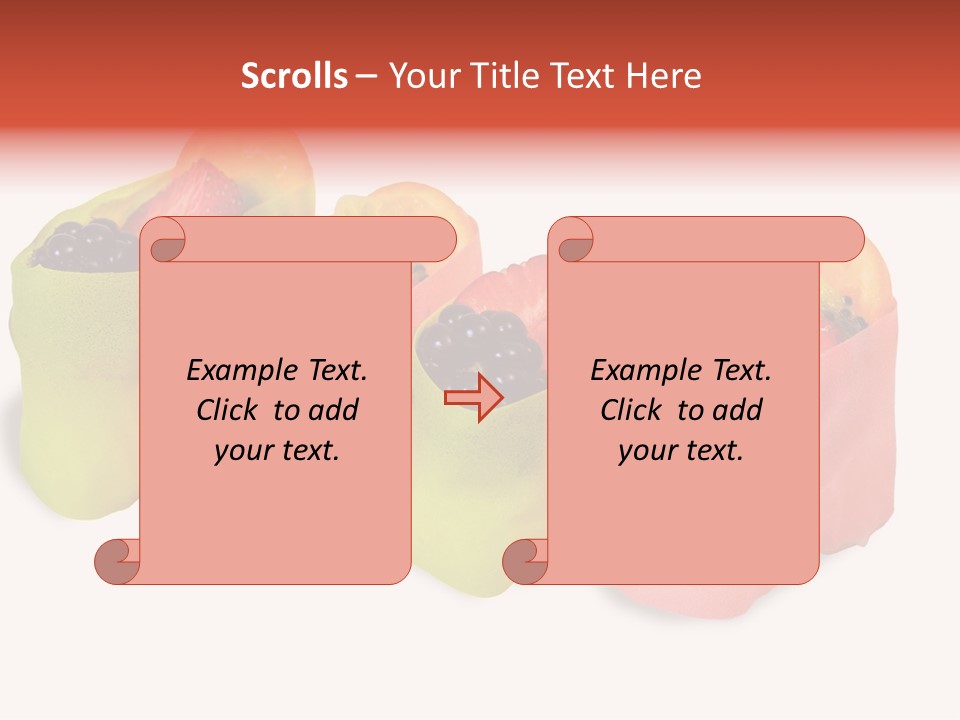 Fruit Slice Green PowerPoint Template