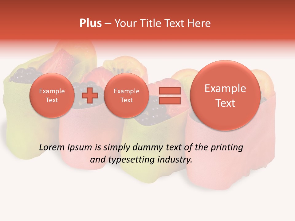 Fruit Slice Green PowerPoint Template