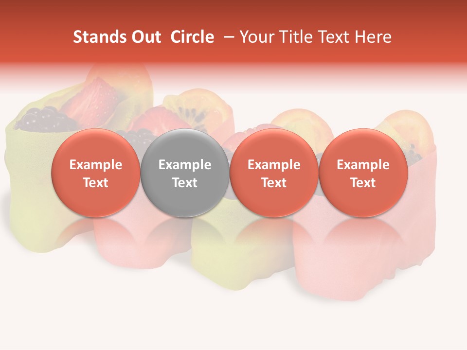 Fruit Slice Green PowerPoint Template