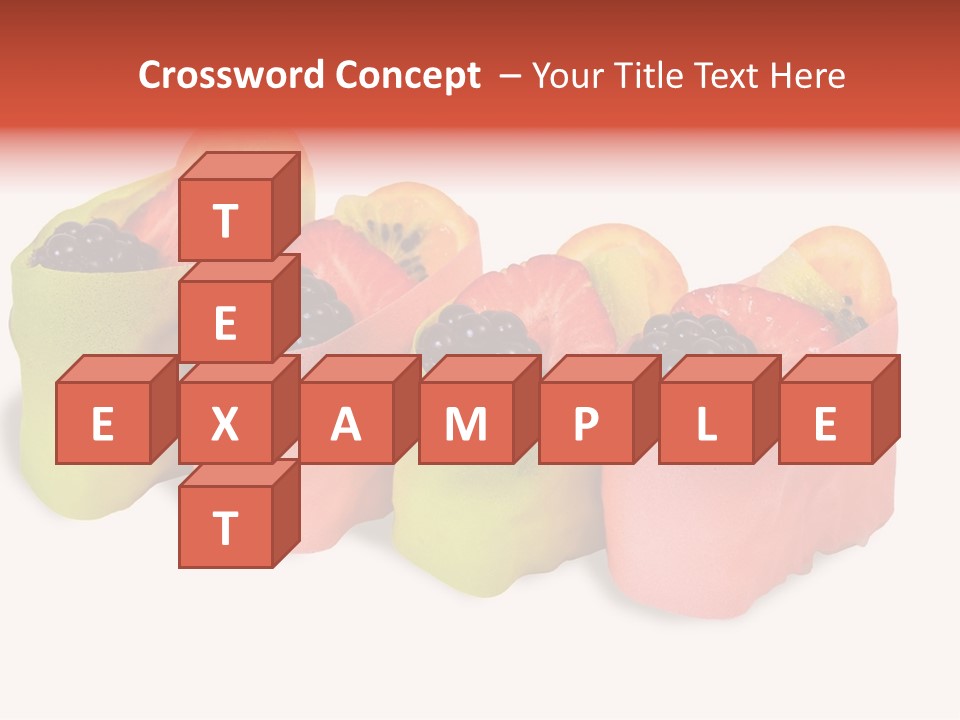 Fruit Slice Green PowerPoint Template