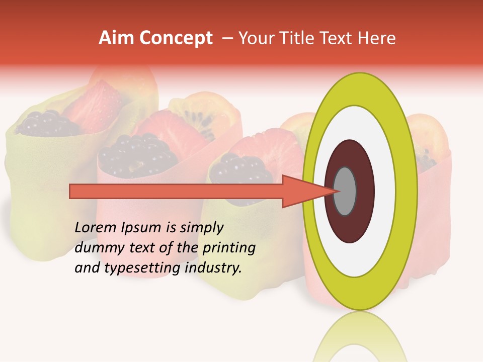 Fruit Slice Green PowerPoint Template