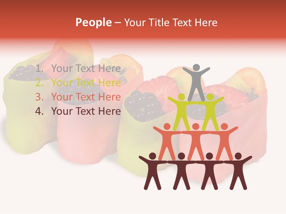 Fruit Slice Green PowerPoint Template