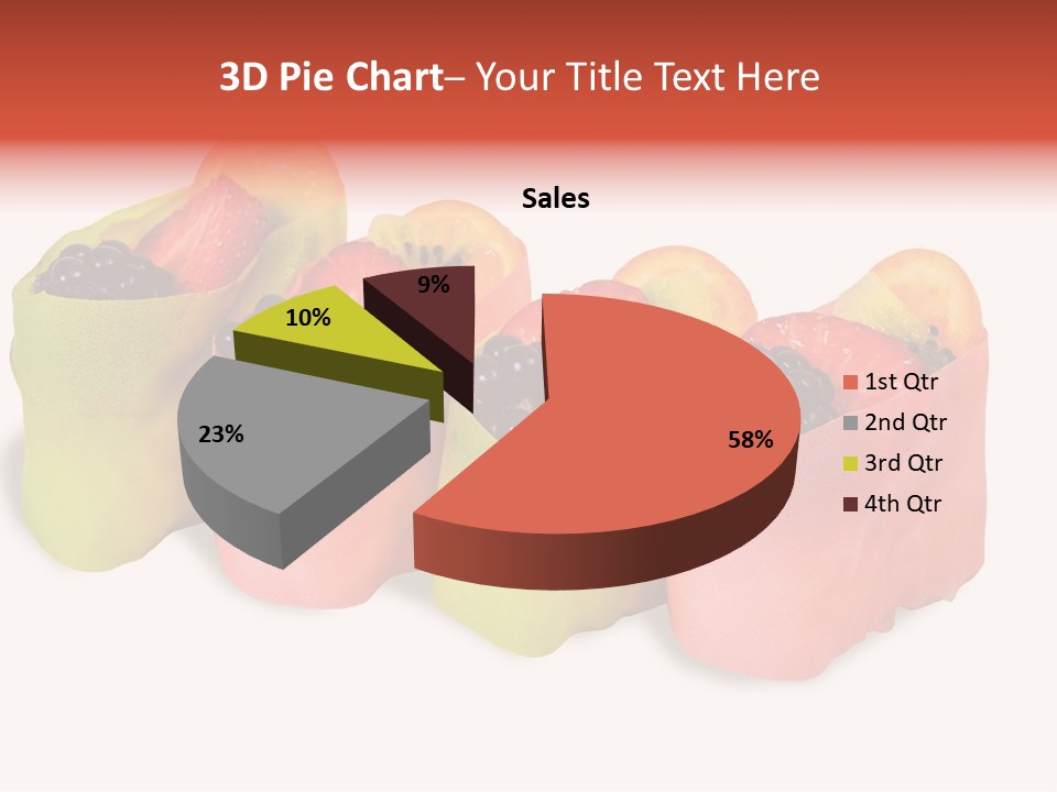 Fruit Slice Green PowerPoint Template
