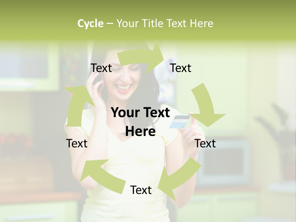 Phone Currency Room PowerPoint Template