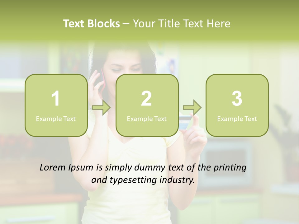 Phone Currency Room PowerPoint Template