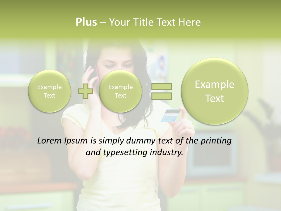 Phone Currency Room PowerPoint Template