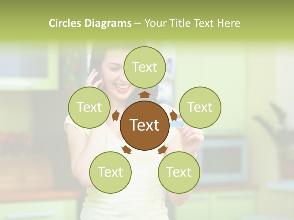 Phone Currency Room PowerPoint Template