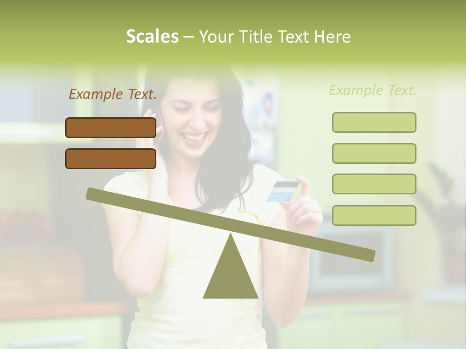 Phone Currency Room PowerPoint Template