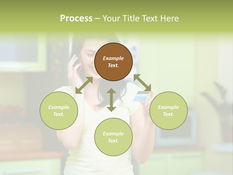 Phone Currency Room PowerPoint Template