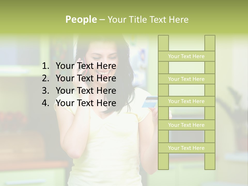 Phone Currency Room PowerPoint Template