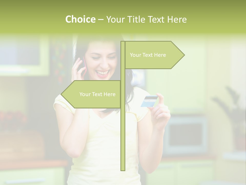 Phone Currency Room PowerPoint Template