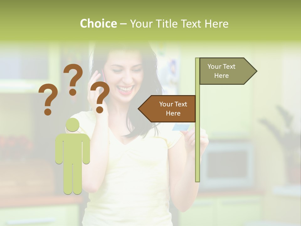 Phone Currency Room PowerPoint Template