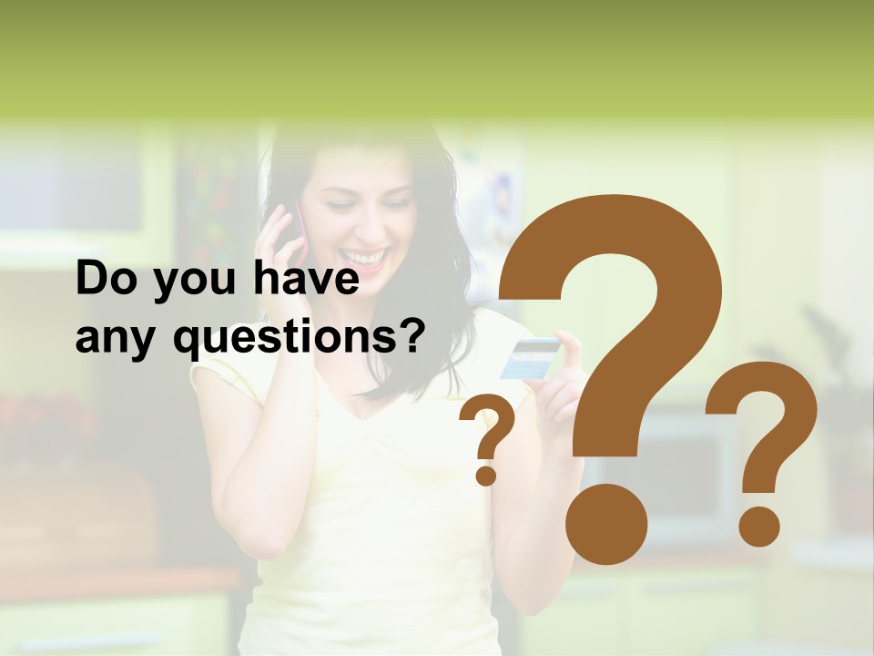 Phone Currency Room PowerPoint Template