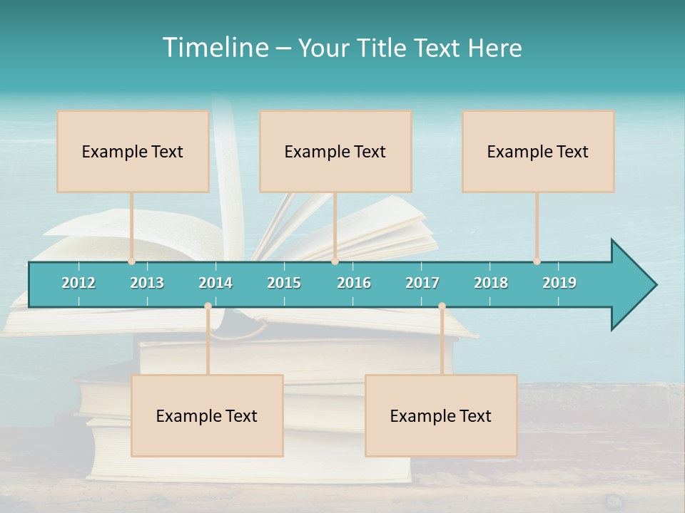 Row Wooden Group PowerPoint Template