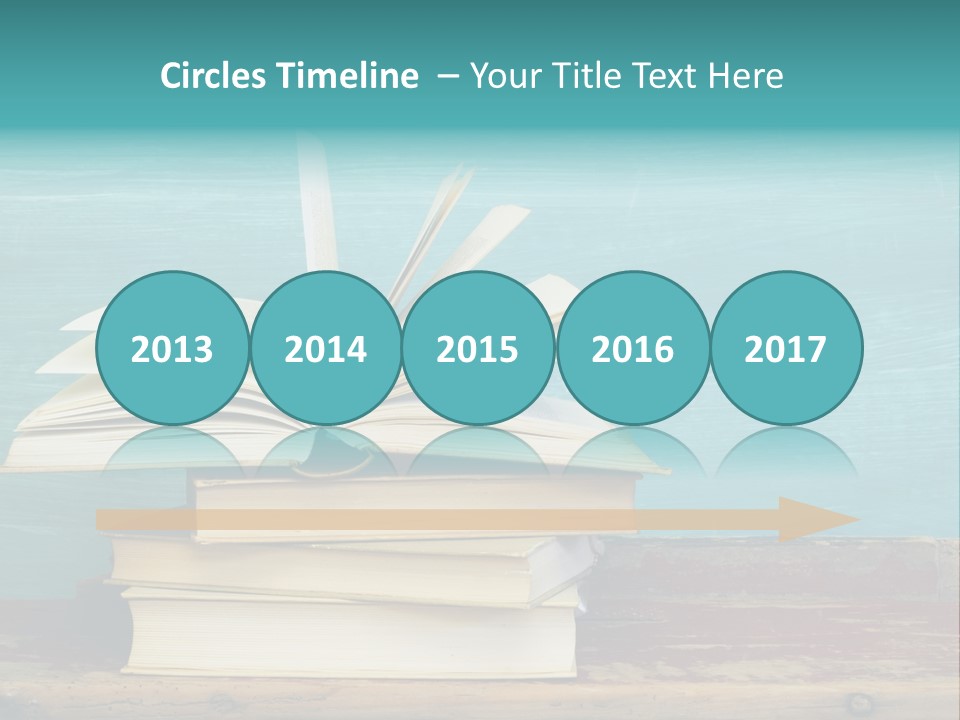 Row Wooden Group PowerPoint Template