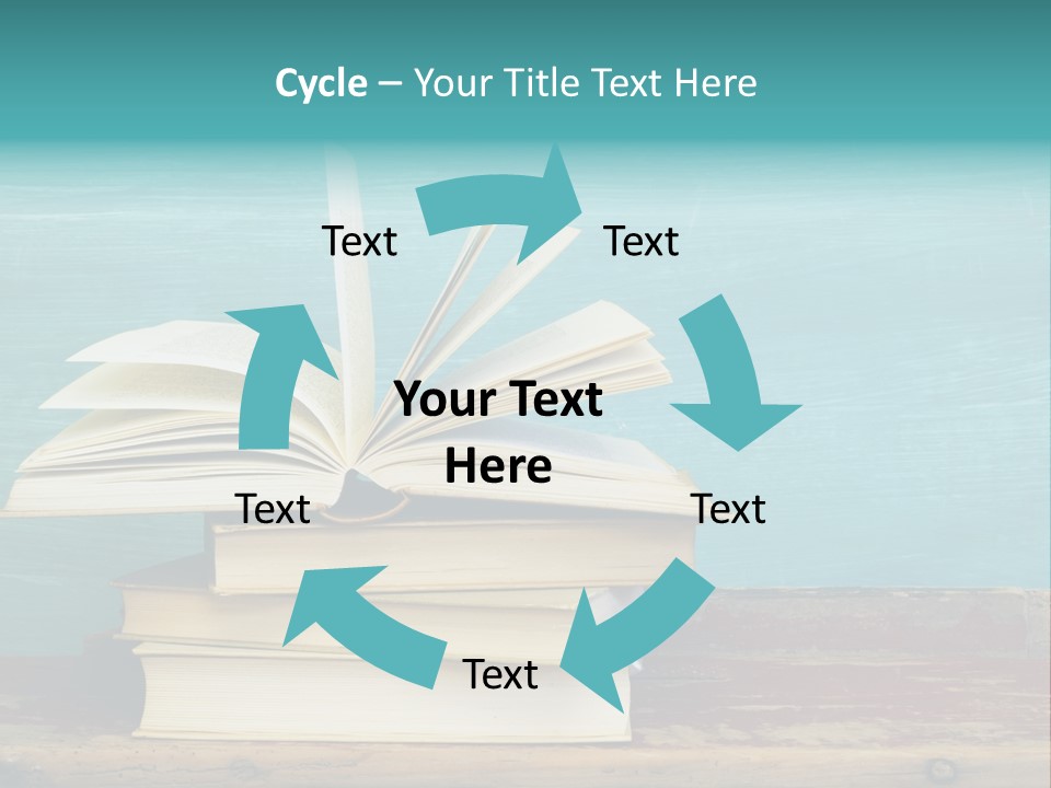 Row Wooden Group PowerPoint Template