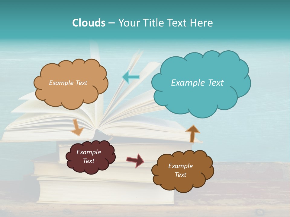 Row Wooden Group PowerPoint Template