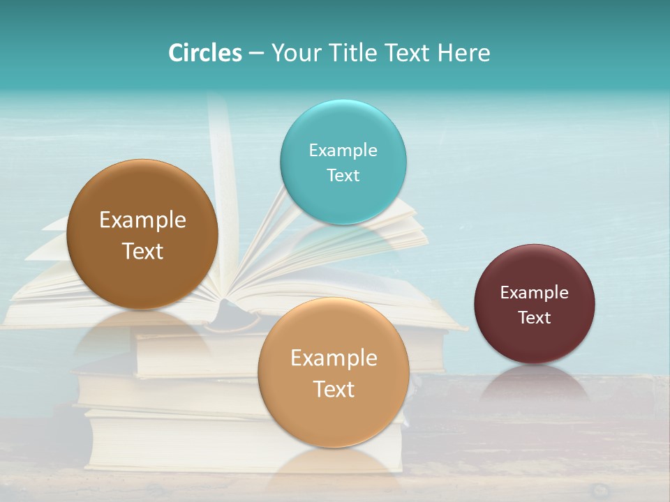 Row Wooden Group PowerPoint Template