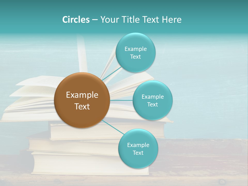 Row Wooden Group PowerPoint Template