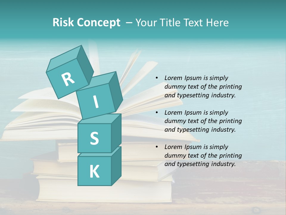 Row Wooden Group PowerPoint Template