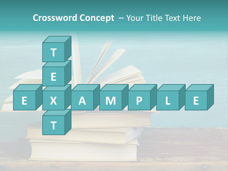 Row Wooden Group PowerPoint Template