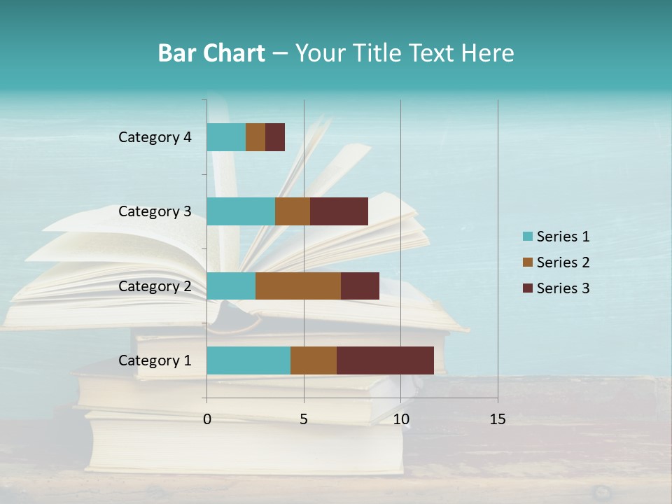 Row Wooden Group PowerPoint Template