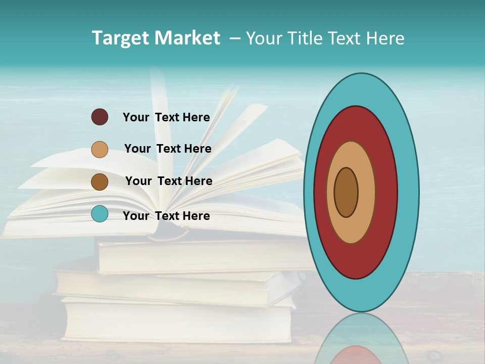 Row Wooden Group PowerPoint Template