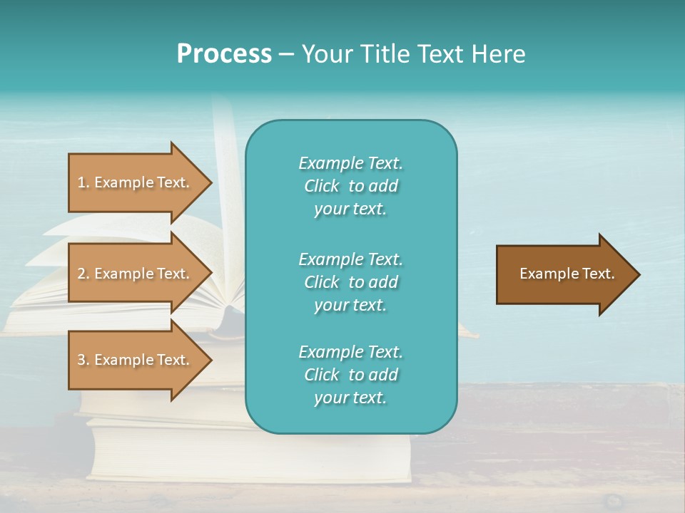 Row Wooden Group PowerPoint Template