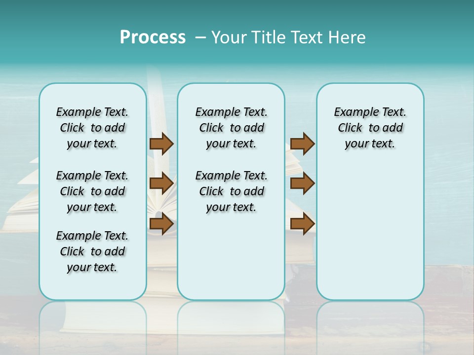 Row Wooden Group PowerPoint Template