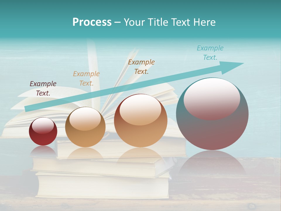 Row Wooden Group PowerPoint Template