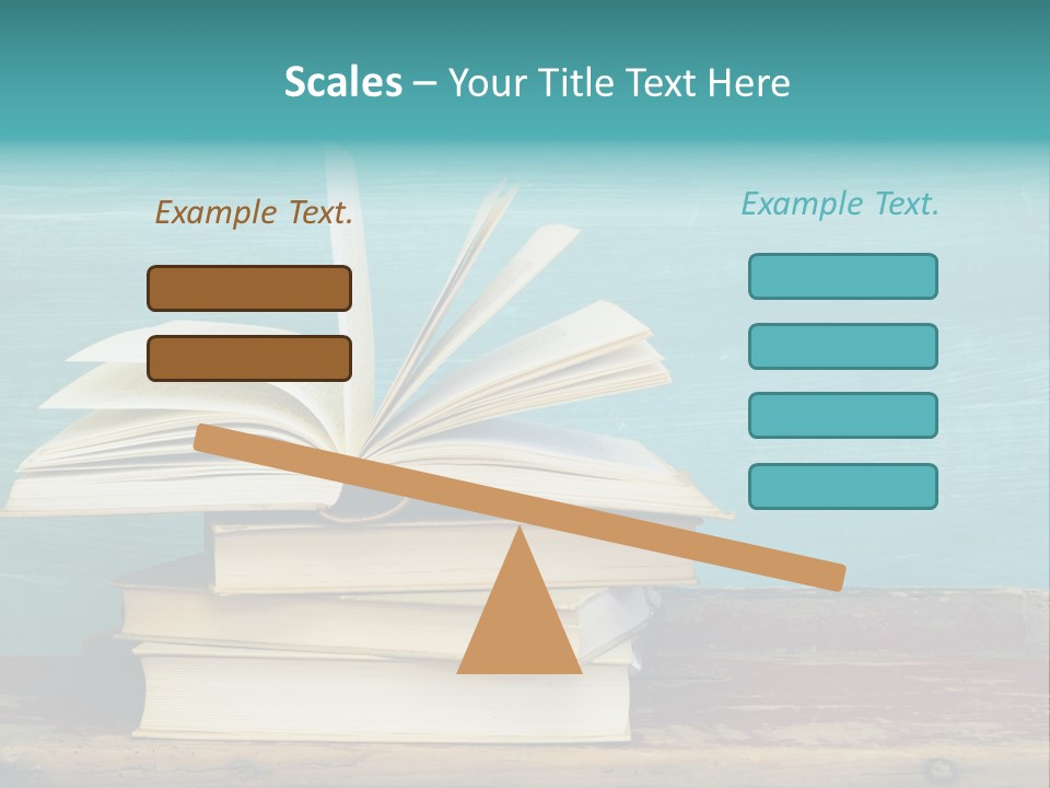 Row Wooden Group PowerPoint Template