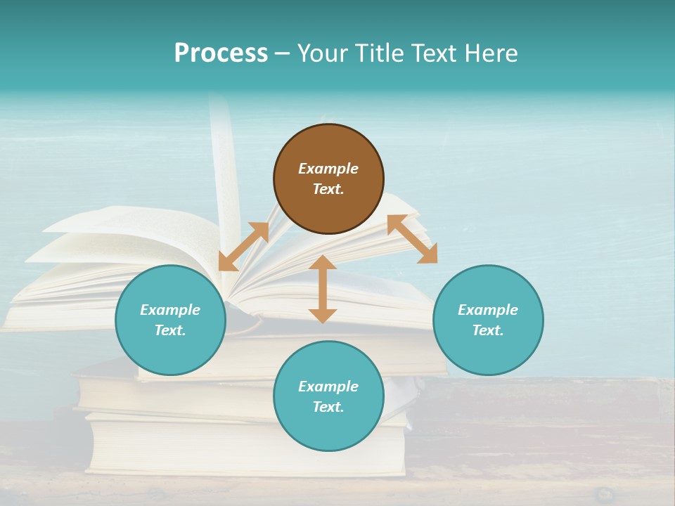 Row Wooden Group PowerPoint Template
