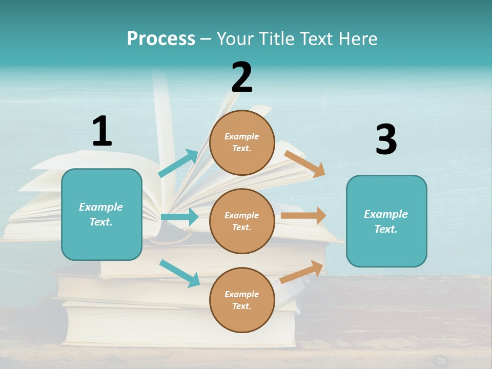 Row Wooden Group PowerPoint Template