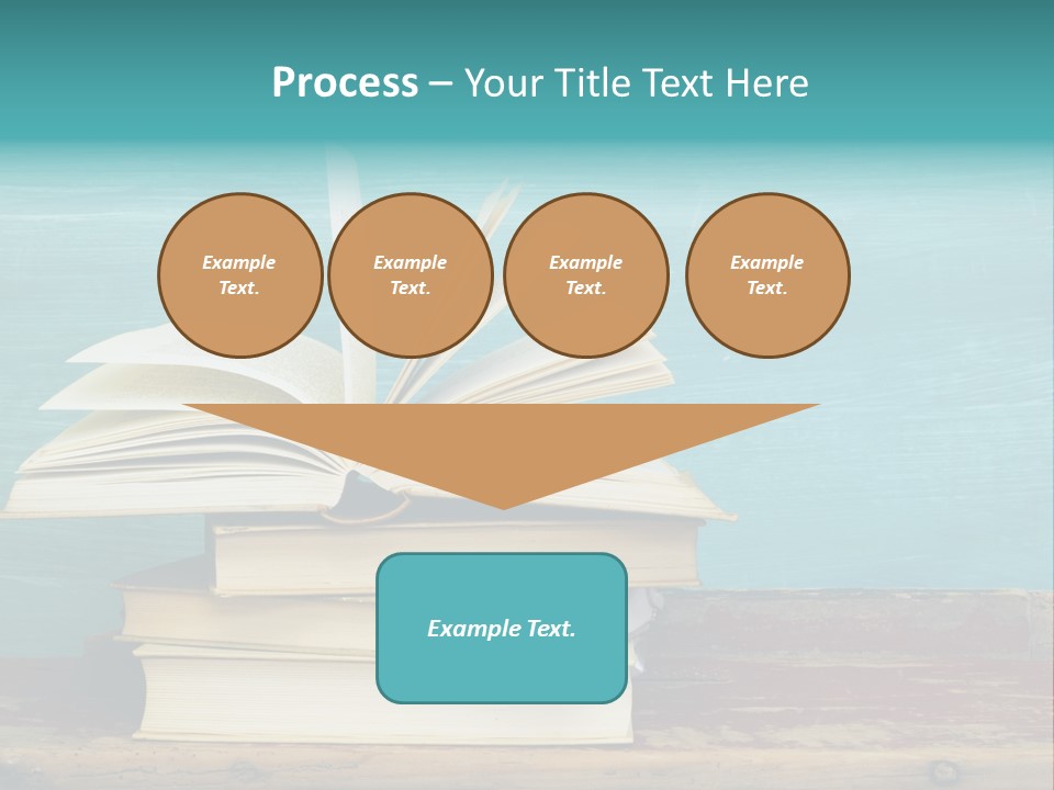 Row Wooden Group PowerPoint Template