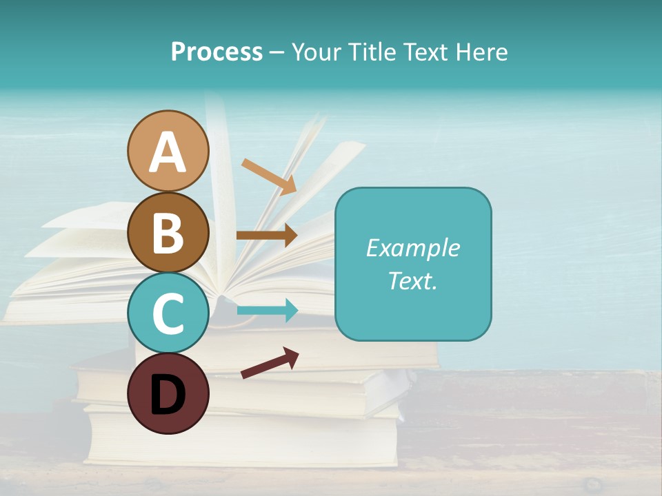 Row Wooden Group PowerPoint Template