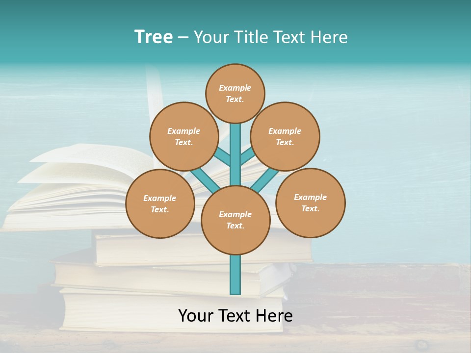 Row Wooden Group PowerPoint Template