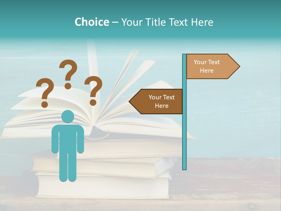 Row Wooden Group PowerPoint Template