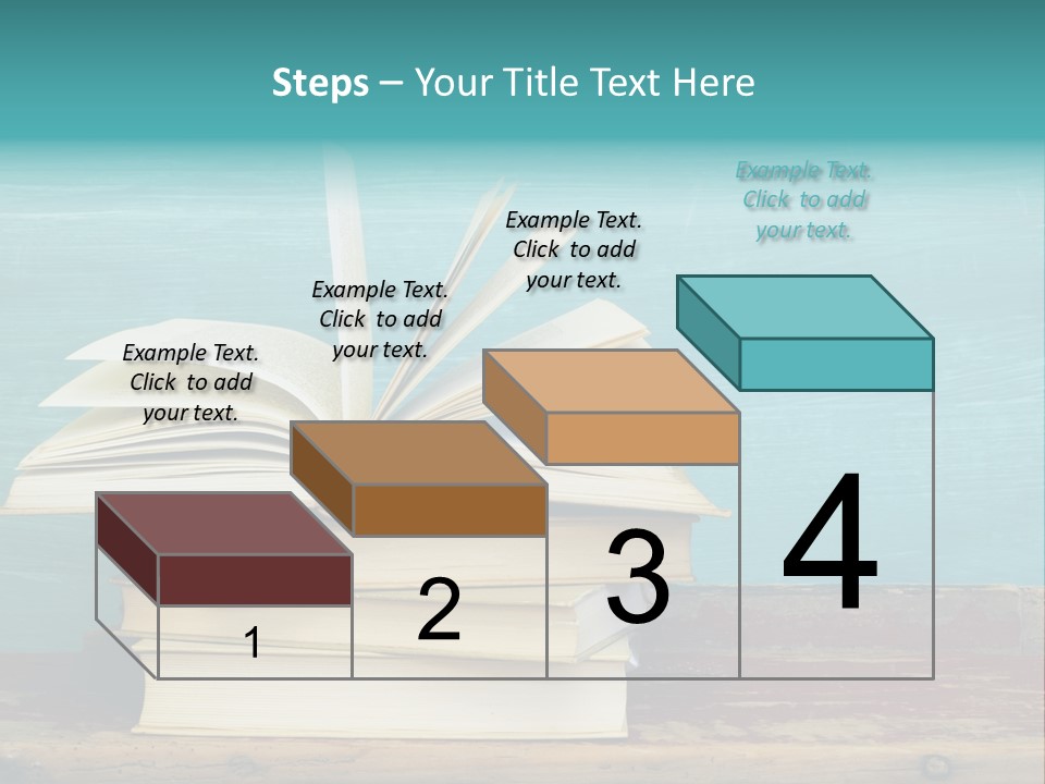 Row Wooden Group PowerPoint Template