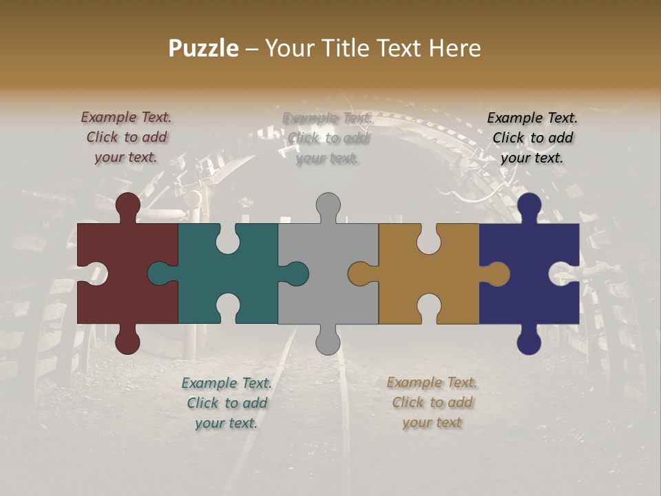 Coal Cars Coal Coal Mining PowerPoint Template