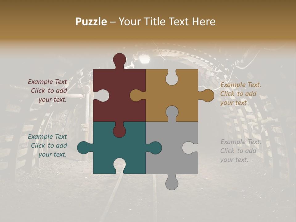 Coal Cars Coal Coal Mining PowerPoint Template