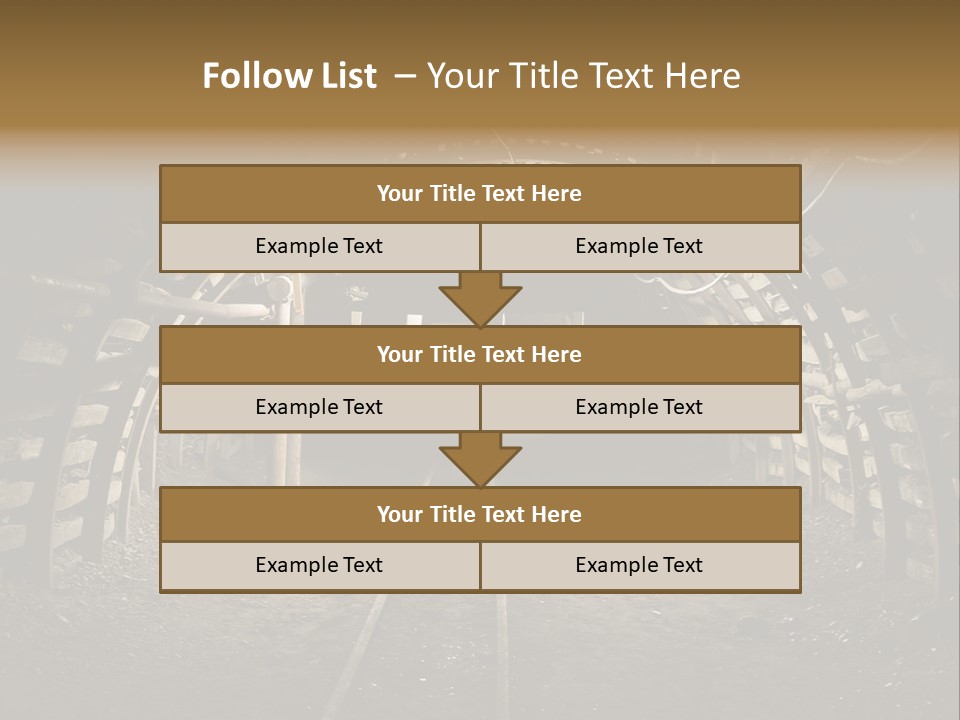 Coal Cars Coal Coal Mining PowerPoint Template