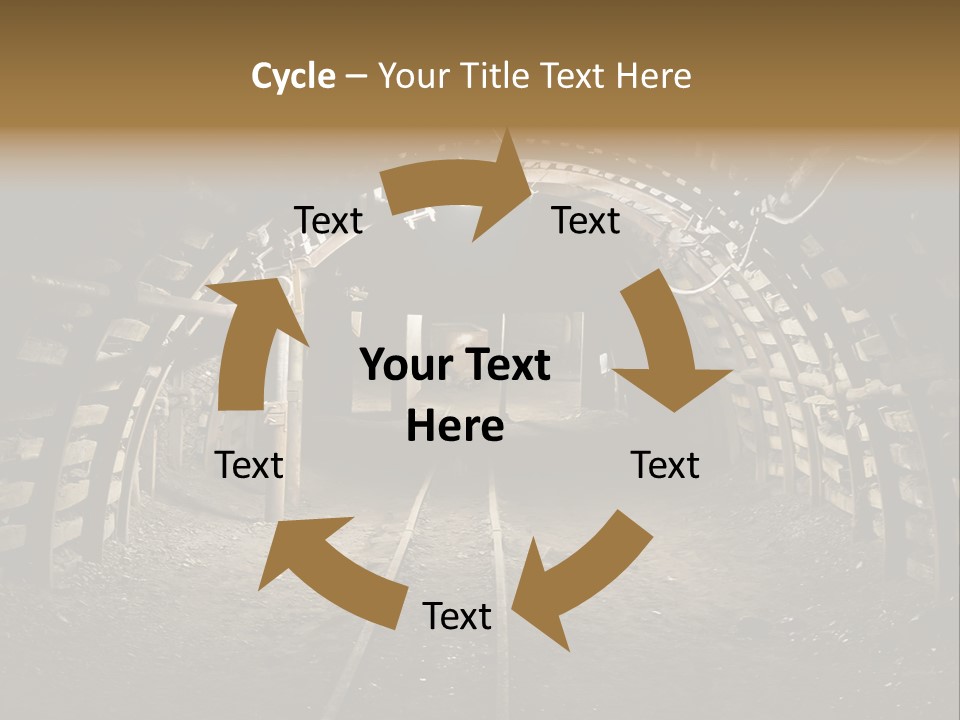 Coal Cars Coal Coal Mining PowerPoint Template