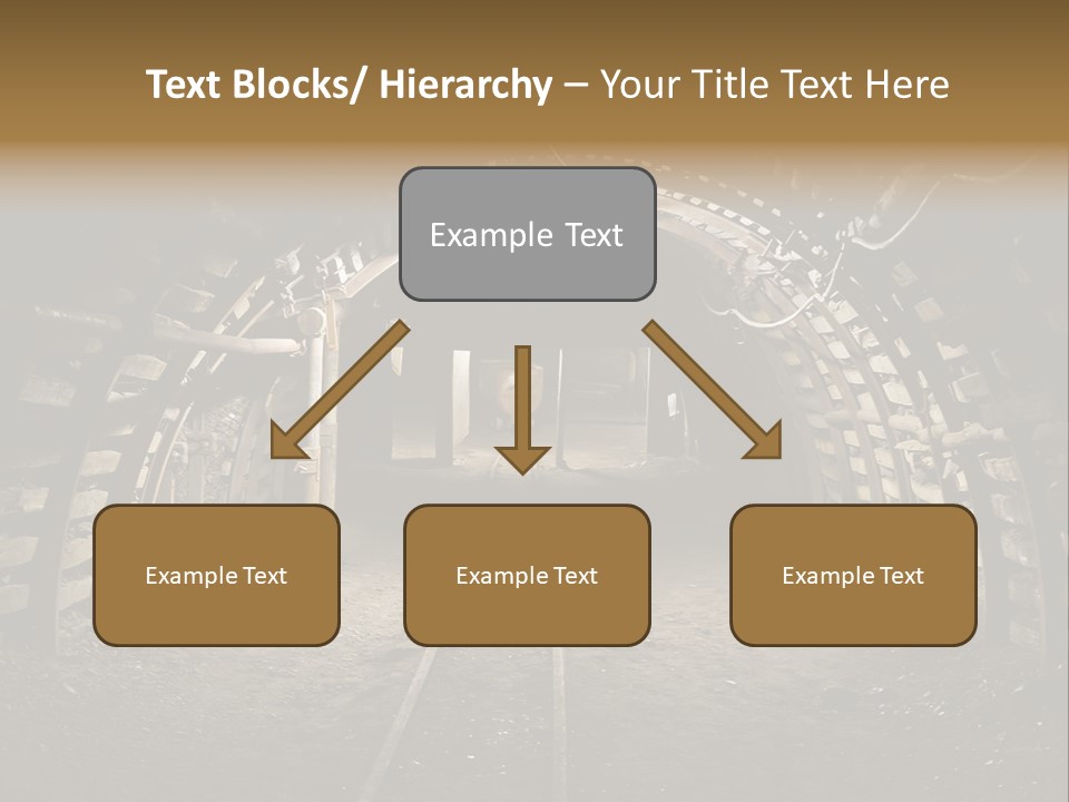 Coal Cars Coal Coal Mining PowerPoint Template