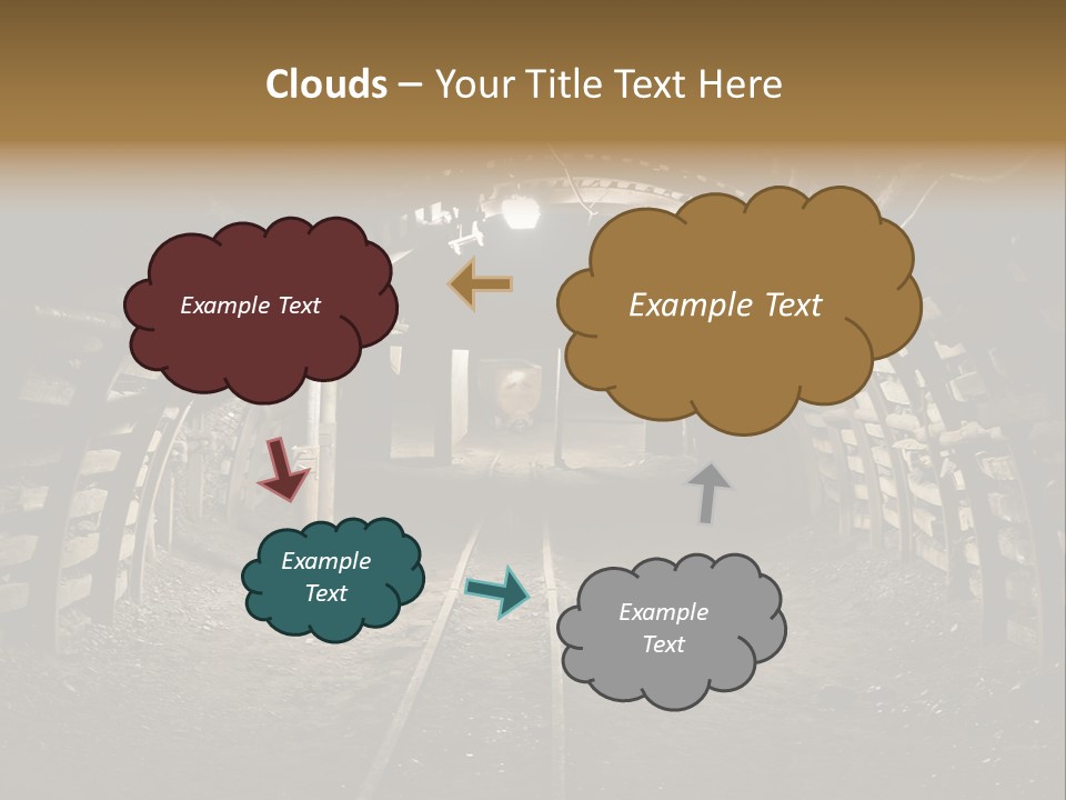 Coal Cars Coal Coal Mining PowerPoint Template